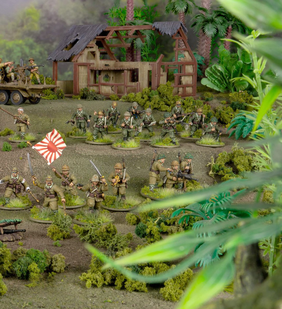 WargamesIll's tweet image. In the first article of this month, Warlord Games takes us on a tour of this month's Freebie Frame: Imperial Japanese Infantry.

Read in The Vault: buff.ly/ZJ8ULJT

#TerrainTuesday #Wargames #Wargaming #Wargamers #Tabletop #TabletopGaming #WorldWarTwo @WarlordGames