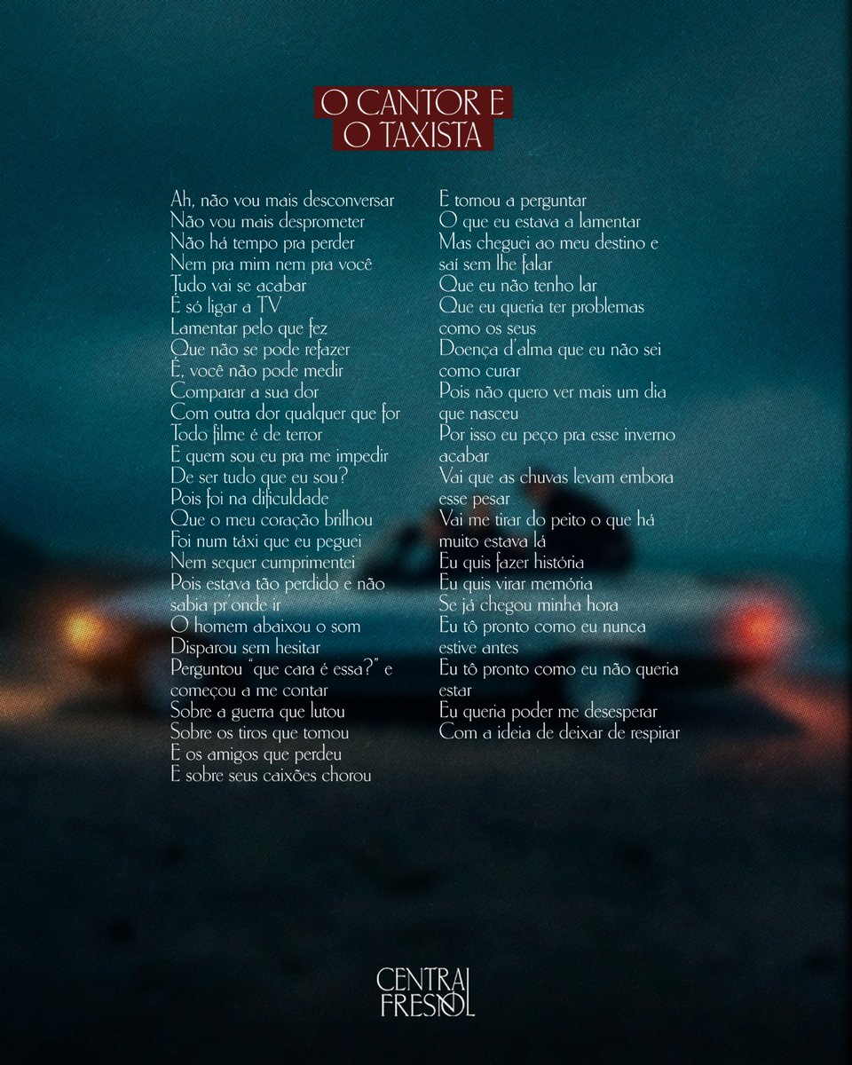 Central Fresno e o Taxista ✍️📝👋❤️ tweet media