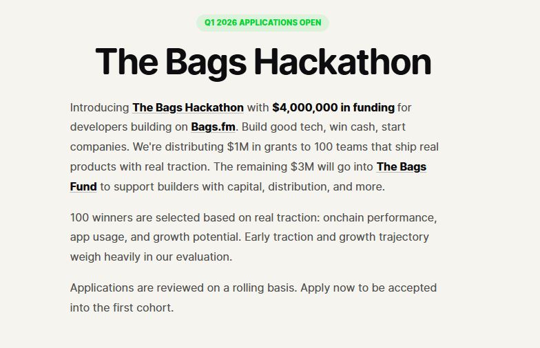 solchatfun's tweet image. yo @BagsApp 👀

when we getting the @BagsHackathon results.

here you can see the top 100 Leaderboard also you can apply - bags.fm/hackathon/apps

we have built solchat.fun to compete in this hackathon.