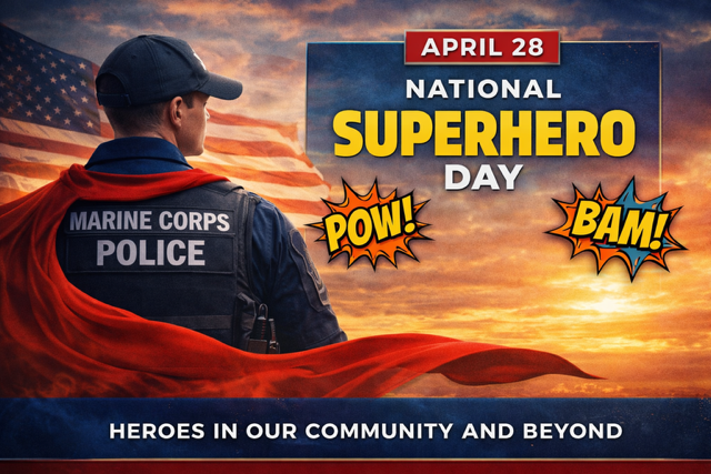 joinmcp's tweet photo. Marine Corps Police protect the force—every day.

#SuperheroDay #MarineCorpsPolice https://t.co/sdhVoRVBRn