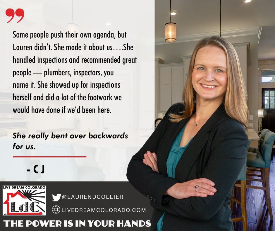 LaurenDCollier's tweet image. "She really bent over backward for us." - CJ
Read more reviews here: livedreamcolorado.com/reviews/
#TestimonialTuesday #ClientReview #ThankYou #HappyBuyer