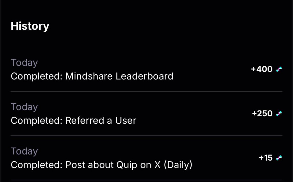 Rate_constants's tweet photo. Another 400 Quip Point win!

@quipnetwork

:))

My predictions are spot on, hehe. I'm also in the top 250 mindshare rankings. Wishing Nick the one-eyed guy maintains this form until the end of the season so he can rake in some cash from the project, because I'm starving. This season, I have to admit, I'm really struggling, guys. From an airman, now I'm having to fight against X, you understand...

How many shows did you guys get? Haha, wishing you all a great new week with lots of mindshare and points! :))