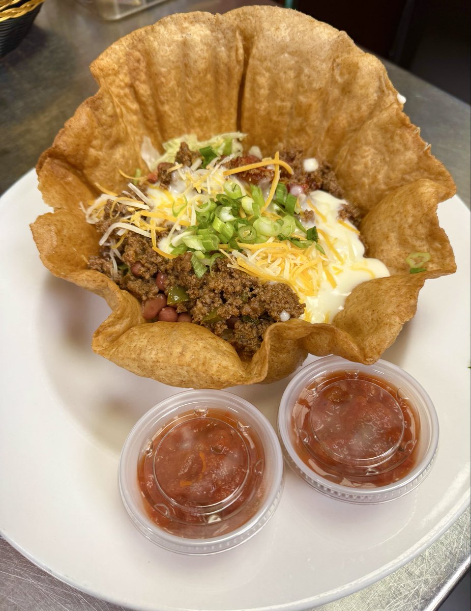 wstavern's tweet photo. 🌮 Stop in for lunch and treat yourself to our delicious Taco Salad for just $15! Fresh, flavorful, and the perfect midday bite—see you soon! https://t.co/ruI9Xr7IIl