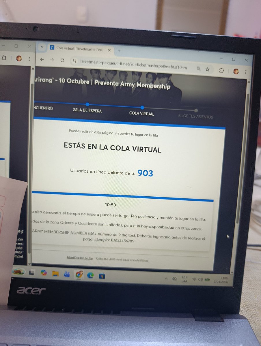champirang ⁷ 🇵🇪 VOY A VER A BTS tweet media