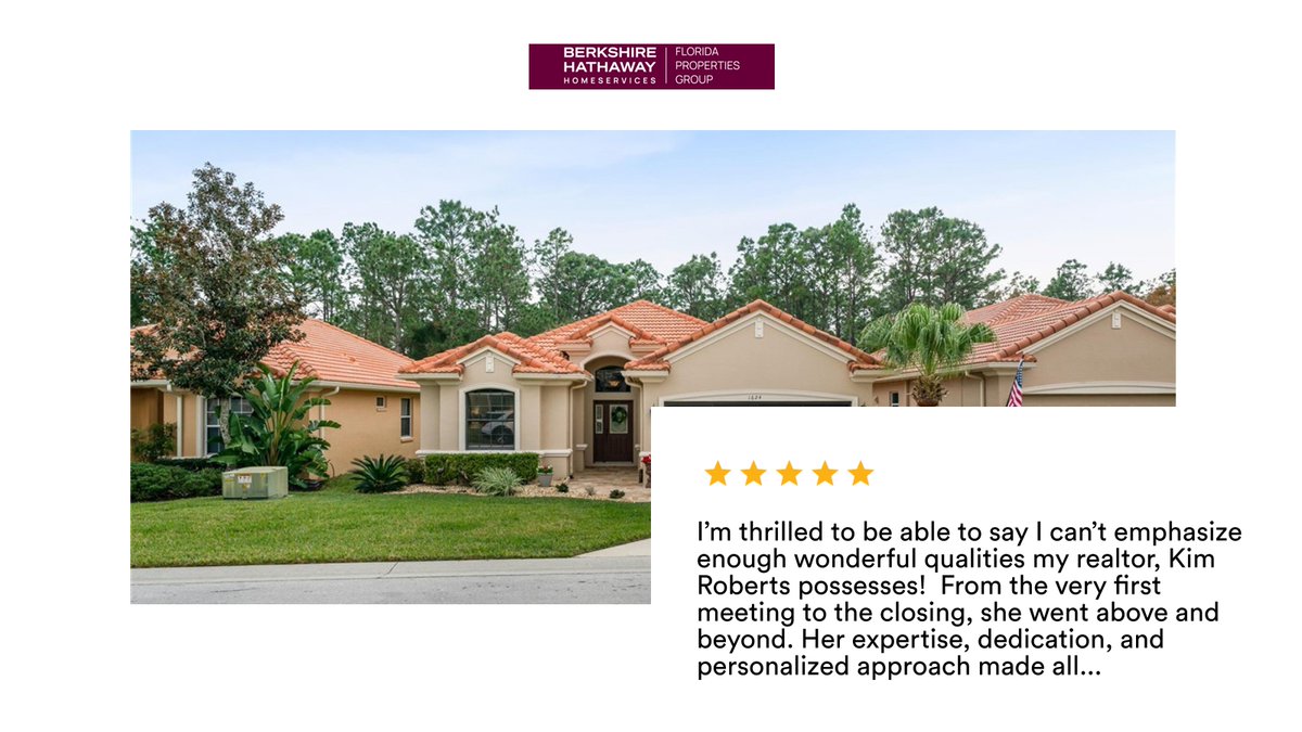 KimKnowsHomes's tweet photo. Thanks to my customers for my latest RateMyAgent review in Citrus Hills.

https://t.co/NQ9VMo8skk

...
#ratemyagent #realestate #Berkshire_Hathaway_HomeServices_Florida_Properties_Group_Spring_Hill_ https://t.co/uEkE8Izt30
