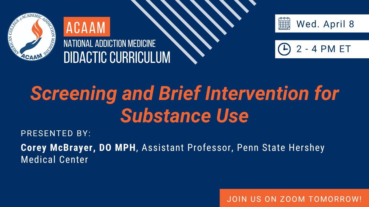 American College of Academic Addiction Medicine tweet media