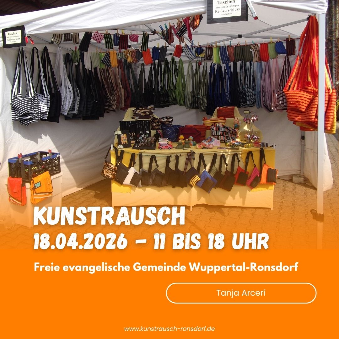 kunstrausch's tweet photo. ✨ Ausstellerin beim Kunstrausch 2026: Tanja Arceri

Kreativ, überraschend und absolut einzigartig: Tanja Arceri fertigt Taschen aus einem ganz besonderen Material – Reißverschlüssen!

#Kunstrausch2026 #Upcycling #Design #kunstrausch #kunsthandwerk https://t.co/pK0KZhEHfv