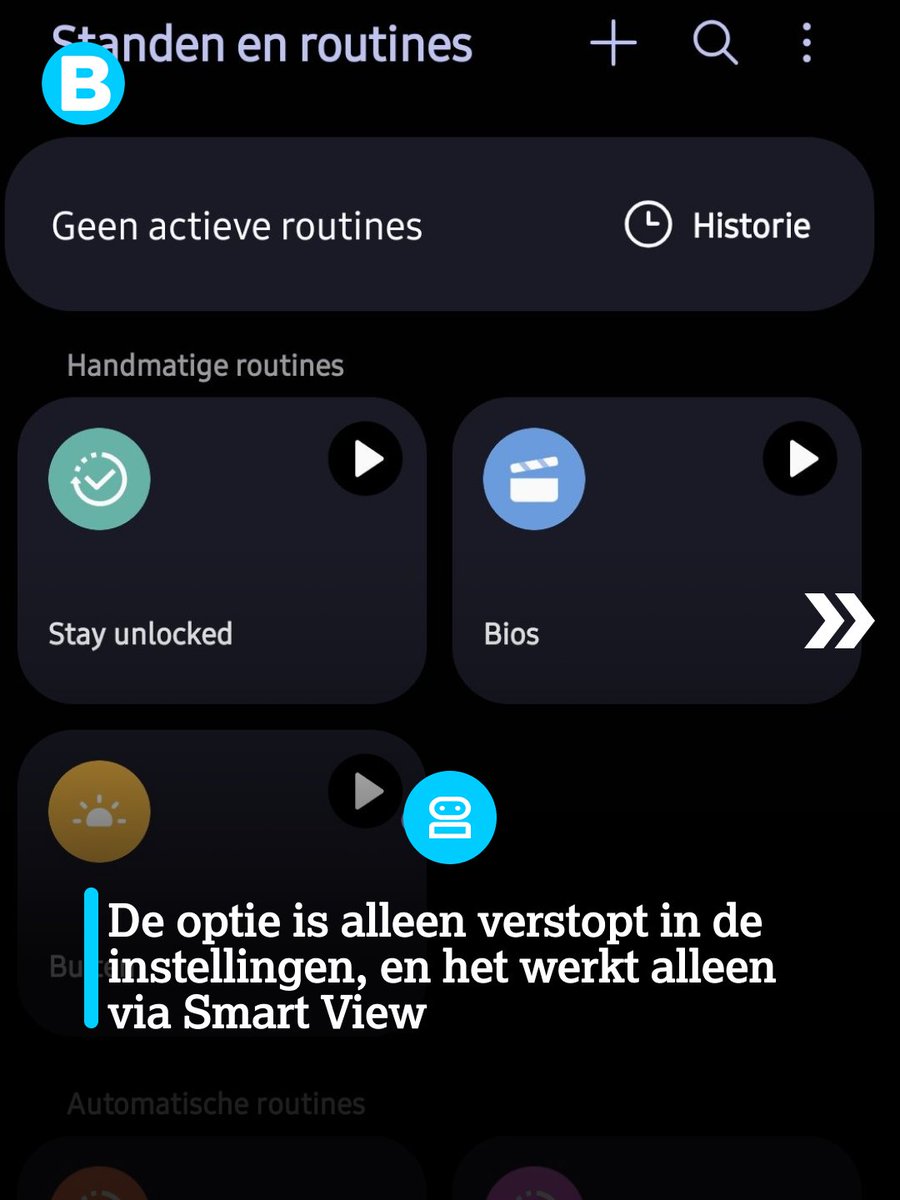 Bright's tweet photo. DeX, de desktopmodus van Samsung, werkt normaal alleen op de duurdere S-modellen. 

💡 𝙈𝙚𝙚𝙧 𝙡𝙚𝙯𝙚𝙣? Kijk op https://t.co/6MN9yB1RGj

#bright #tech #technieuws #samsung #dex #smartview #desktop #smartphone https://t.co/Wi7vg1ahbh