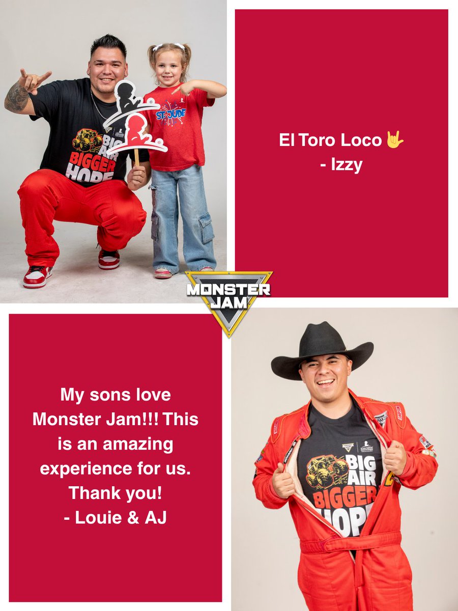 MonsterJam's tweet photo. El Toro Loco drives for St. Jude. Click the link in our bio to donate today, every dollar makes a difference 🐂

#MonsterJam #monstertrucks #monstertruck #ElToroLoco https://t.co/qyL14YkR25