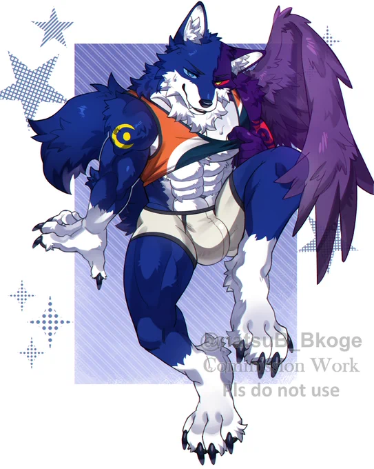 2 more finished~ So far I got to draw quite many ver of this Ych lol