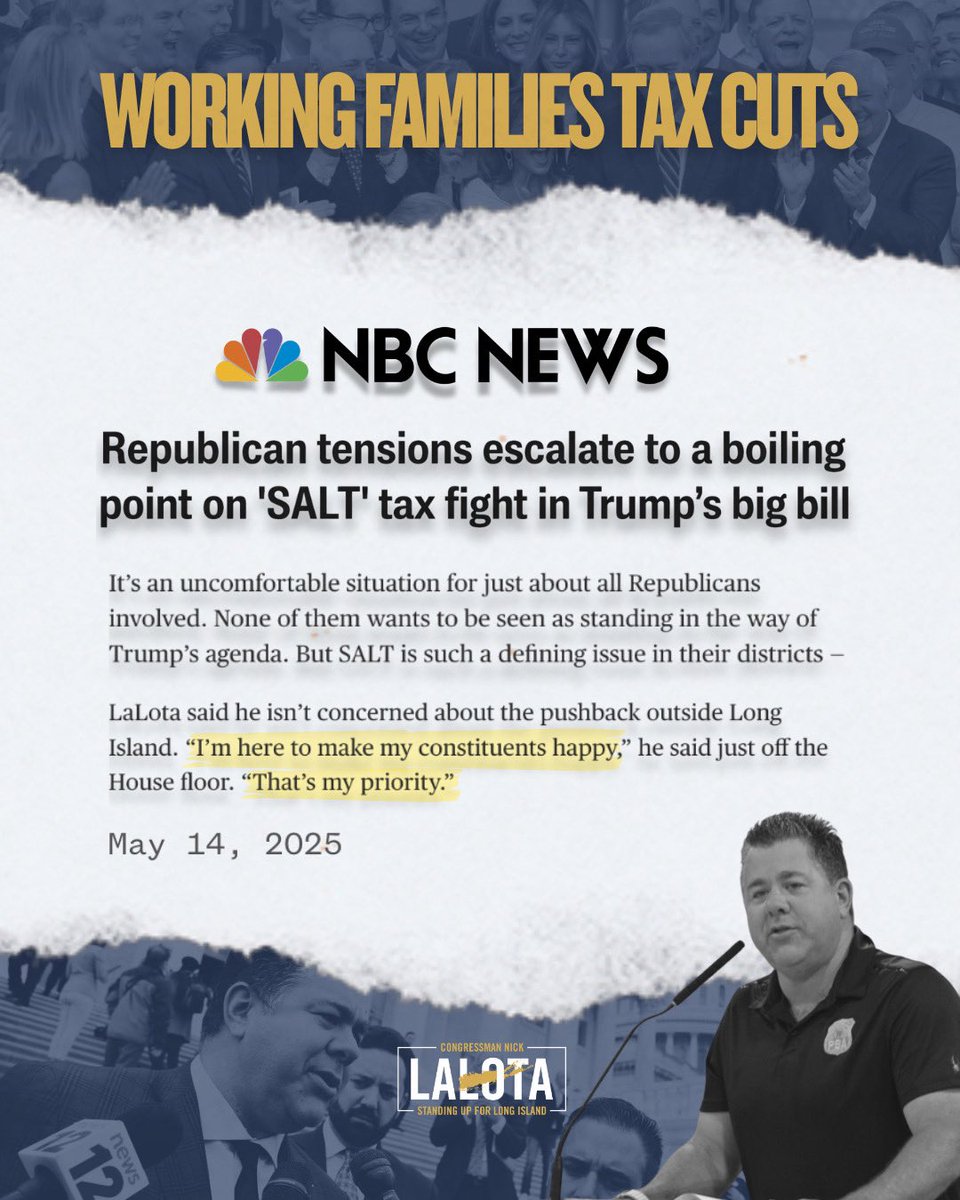 Congressman Nick LaLota tweet media