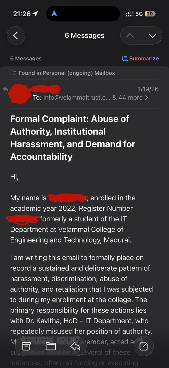 mikus_basement's tweet photo. So my previous college was so so transphobic that I was forced to transfer colleges in final year of my four year engineering course, when reached out to the grievance committee of the former college, basically they dismissed everything without any investigation: more in replies https://t.co/Aj9HwKU09h