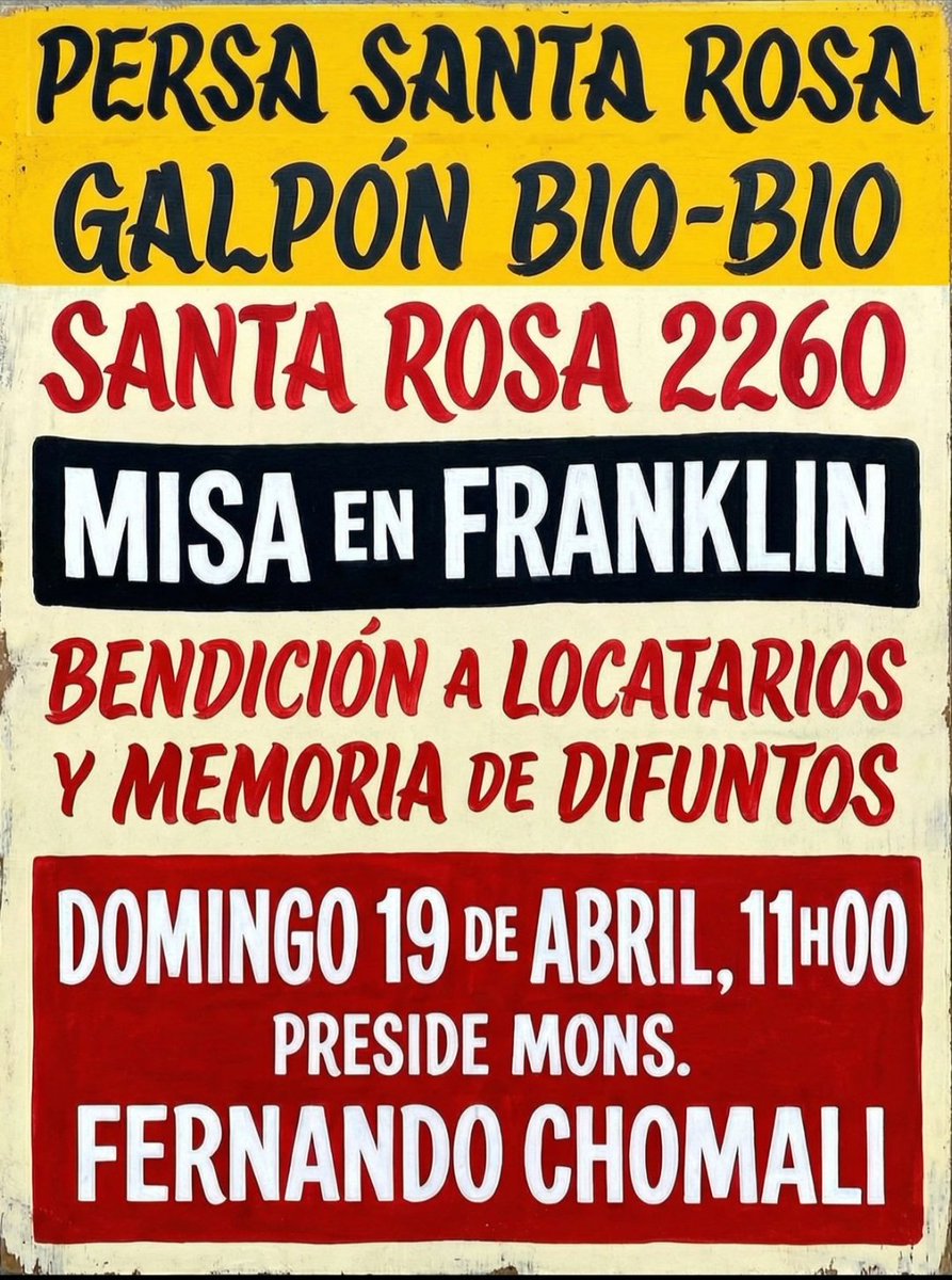 Un afiche como este jamás lo hará la IA. ¡Tiene alma!