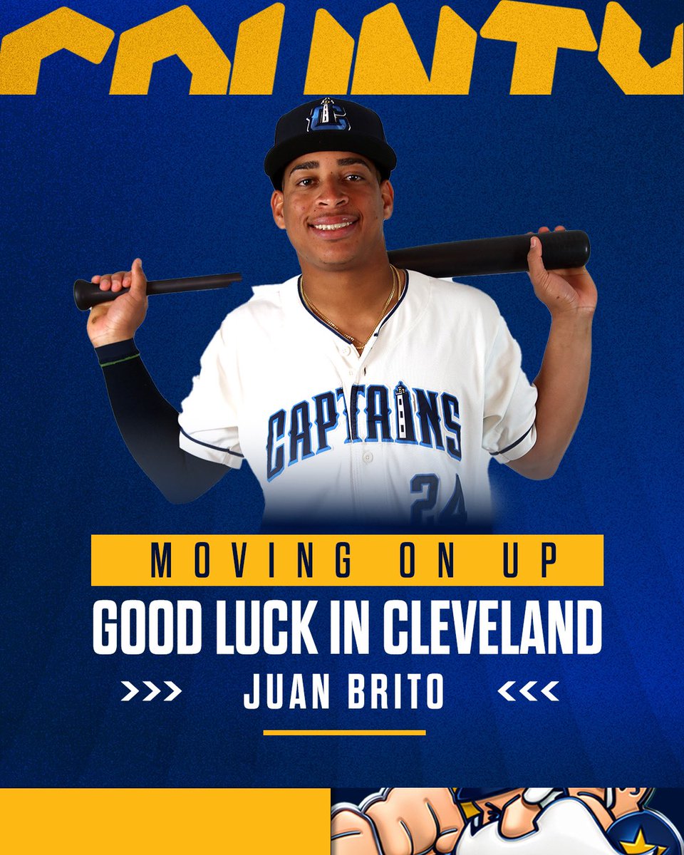 LCCaptains's tweet image. Brito to the BIGS! 🥹

Congratulations to 2023 Captain Juan Brito for being called up to the Cleveland Guardians for his MLB debut! 🙌