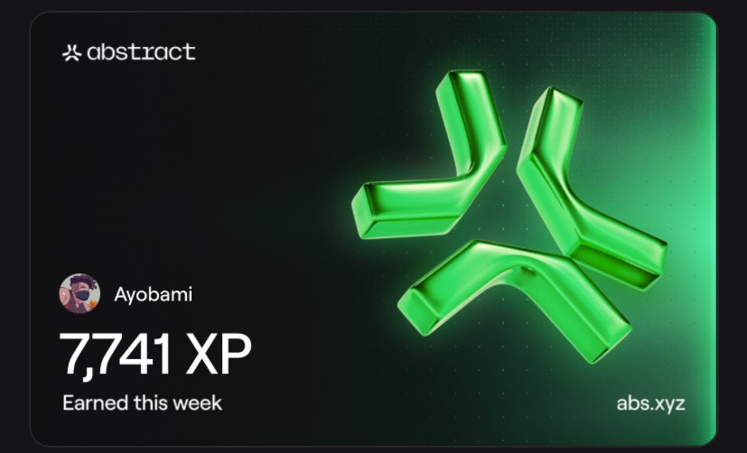 Ayobamijr12's tweet image. I earned 7,741 xp on @AbstractChain this week

Just by playing @PenguClash