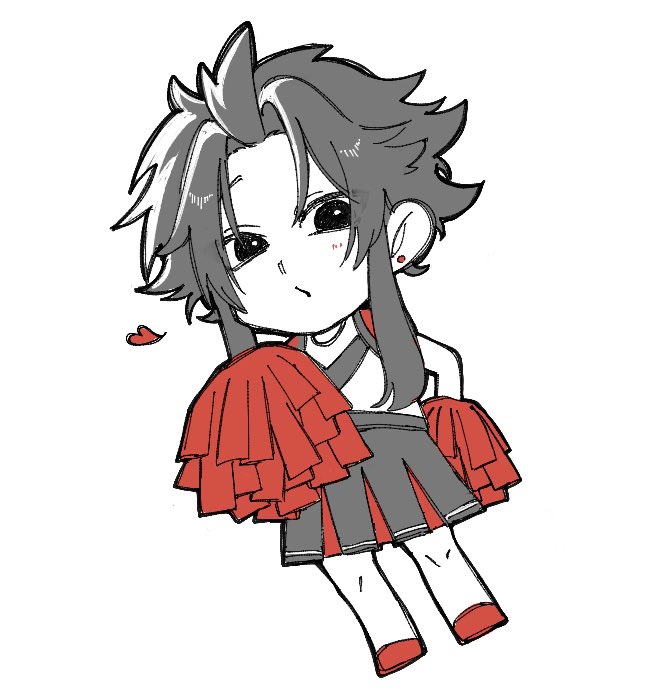 絵チャお邪魔しました〜！案外チア衣装似合ってて笑う