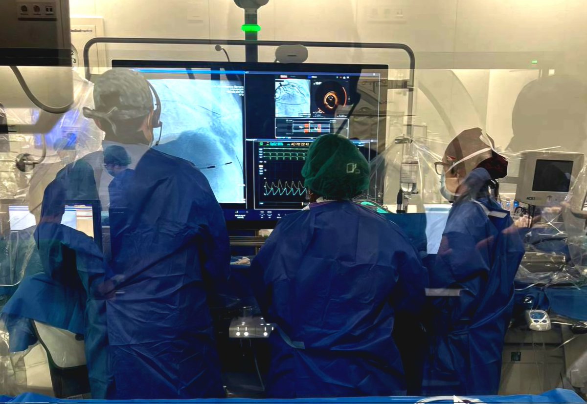 Octavio_JiMelo's tweet photo. First case in 🇪🇸 with OCT Ultreon3.0 @HemodinamicaC Pamplona

All in one
✔️FFR oct: functional assessment without a pressure wire.

✔️Now LIPID detection (blue).

✔️Low/zero contrast/saline OCT.

 Smarter imaging, better decisions!

@pablo_bazal @NievesGonzalo1 @AbbottCardio https://t.co/XYUEbrE6Py