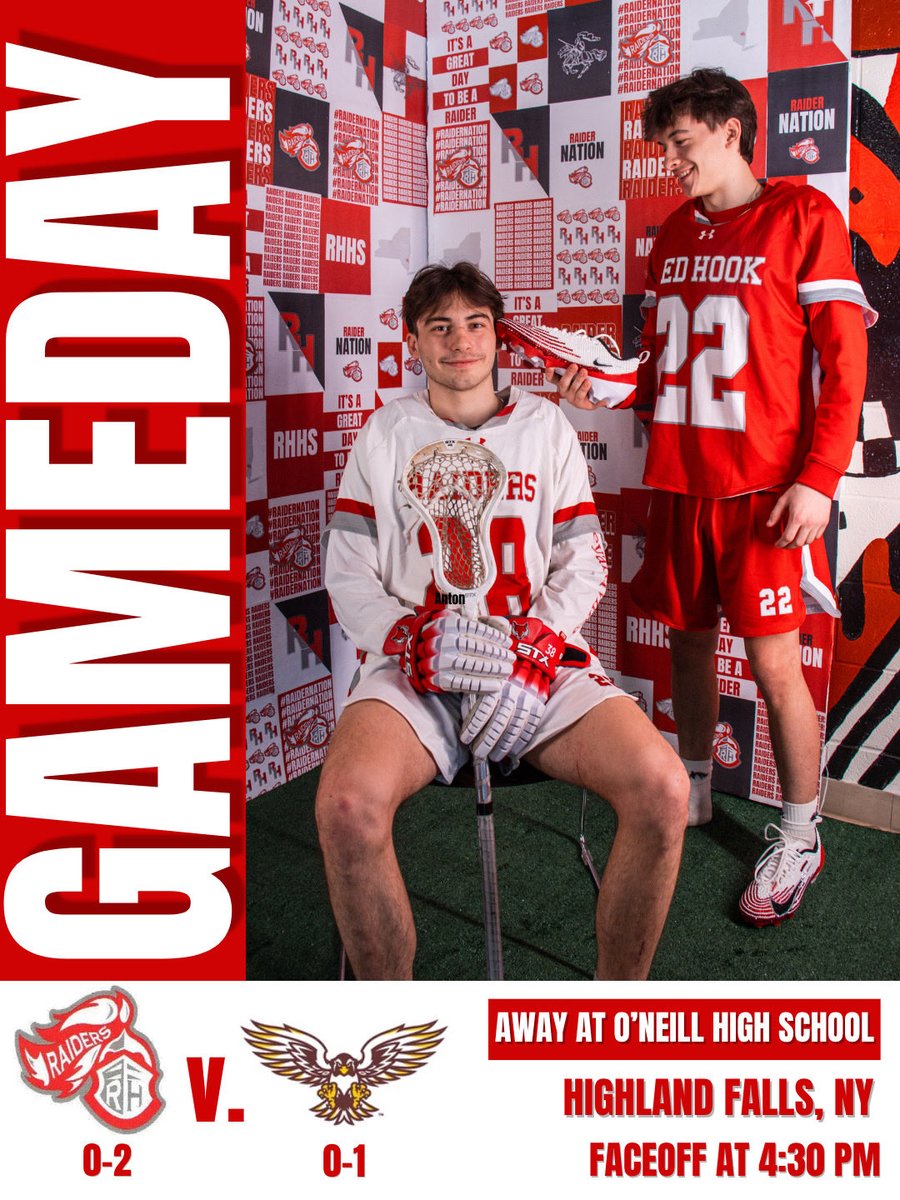 RedHookLacrosse's tweet image. Daily Pic #gameday #ontheroadagain #jamesioniell  #letsgo #RaiderPride