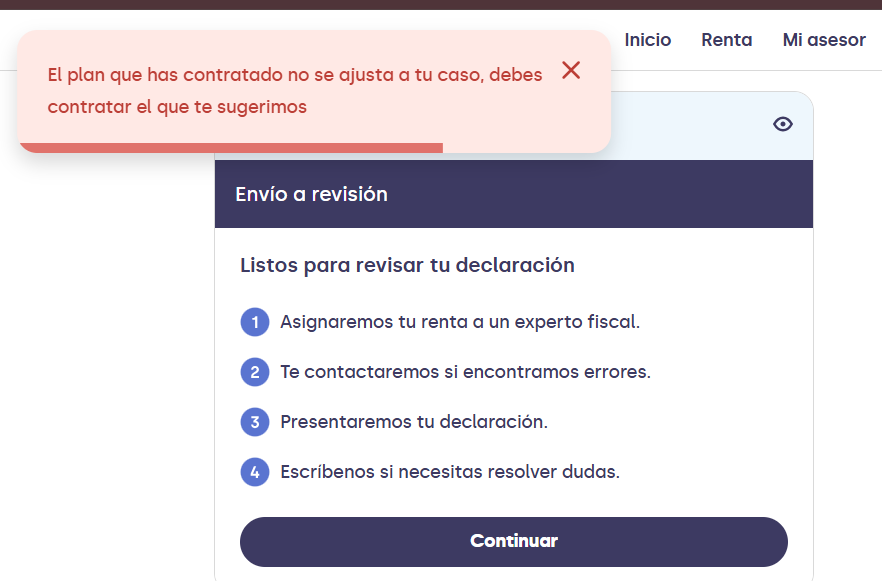 monizar's tweet photo. @tax_down 2 año que los uso y vaya sorpresa cuando quiero presentar mi declaración me dice que el plan no sirve que tengo que contratar uno mejor. Si quiero subir de plan NO FUNCIONA y la solución es que me eliminan la cuenta y que espere que me hagan la devolución del € 
Sigue https://t.co/7aTgEYgyX6