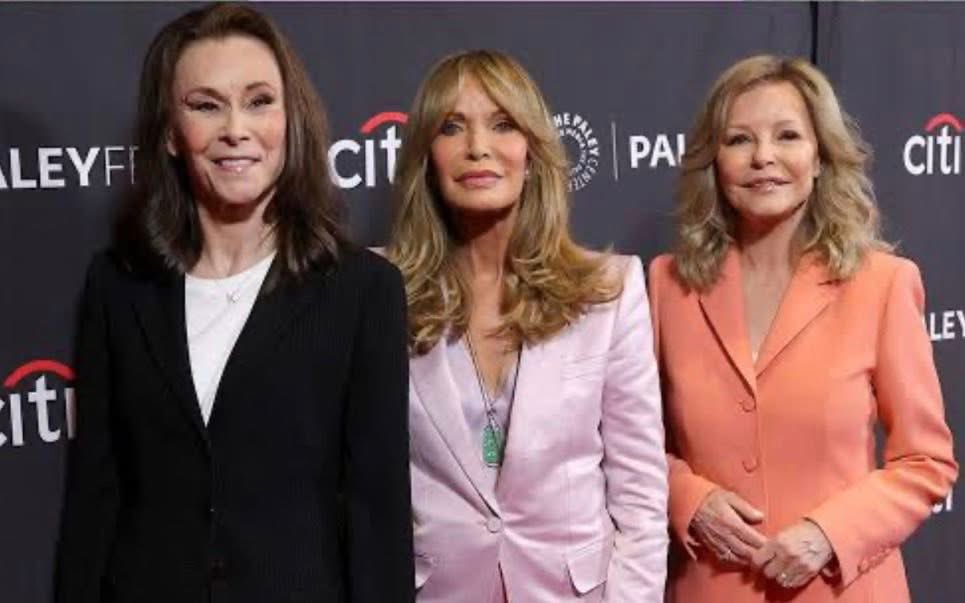 gpatterson828's tweet image. On Monday, April 6, Kate Jackson, Jaclyn Smith and Cheryl Ladd reunited at PaleyFest in Los Angeles for the 50th anniversary celebration of the legendary TV series Charlie's Angels