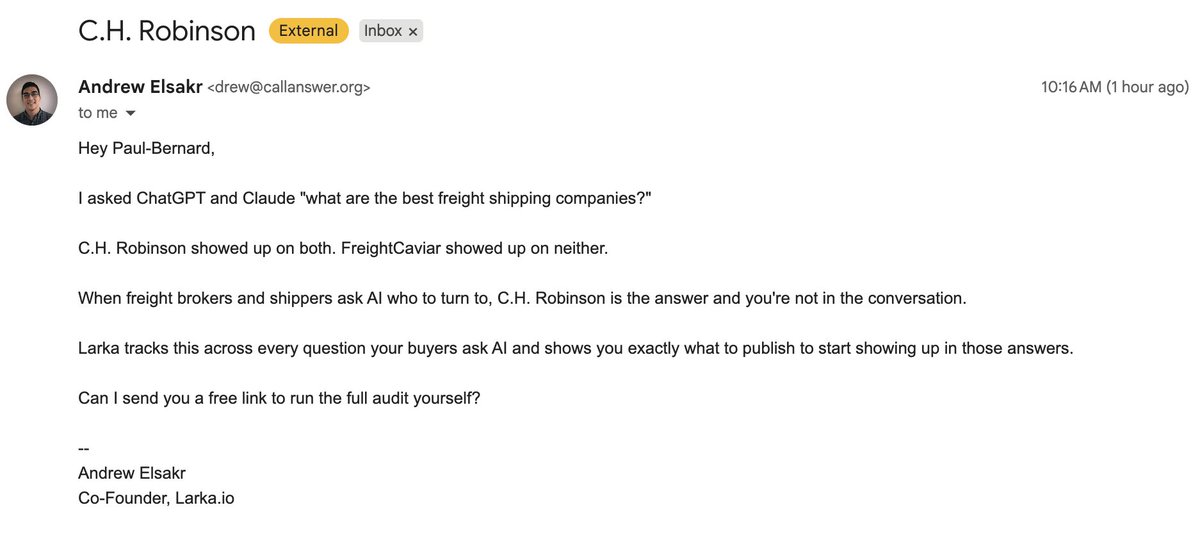 freightcaviar's tweet image. good to know