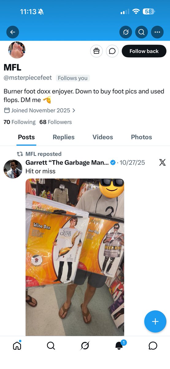 Garrett “The Garbage Man” Garrison tweet media