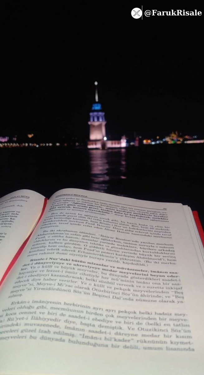 FarukRisale's tweet photo. Nasılki bu yaz ve güzün âhiri kıştır. Öyle de, gençlik yazı ve ihtiyarlık güzünün arkası kabir ve berzah kışıdır.

Asa-yı Musa - 16.sayfa / Bediüzzaman Said Nursi 📕 https://t.co/kwPAsuwTum