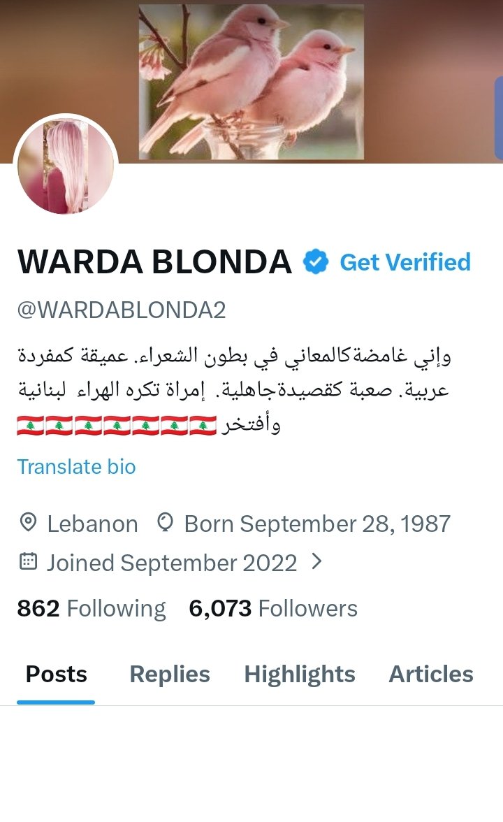 Warda blondaحسابي الثاني tweet media