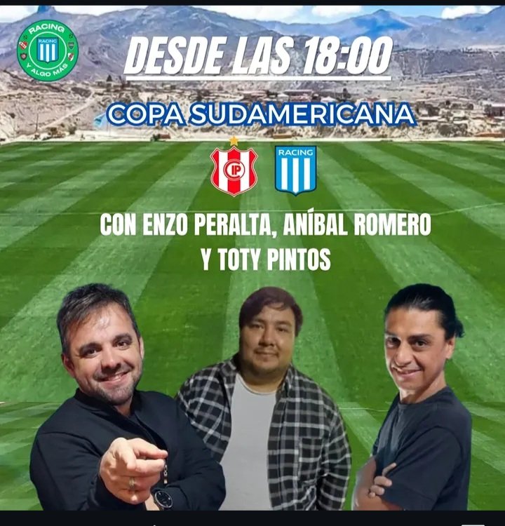 AnibalRom's tweet photo. Comienza a jugar la Copa ⚽️📻🎧🎤🏟👇▶️🇪🇪🏆x https://t.co/mRuq9WcjYW y @RACINGyalgomas en youtube https://t.co/tjowWsJNCO