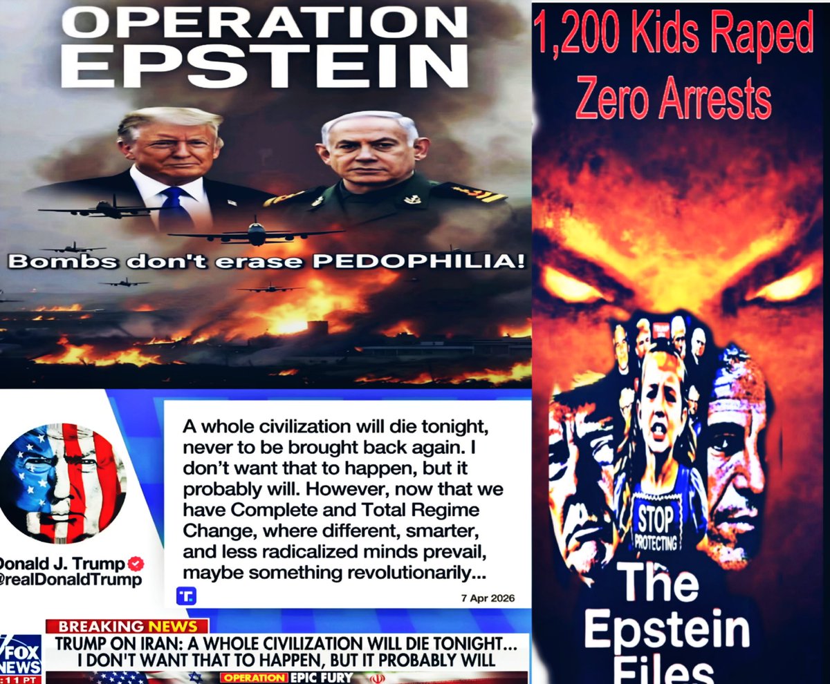 bluebirdtruth's tweet photo. @Willie700WLW 4-07-26 World news
Operation Epstein continues.
Boots on the ground Bill? https://t.co/EirO4vydKl