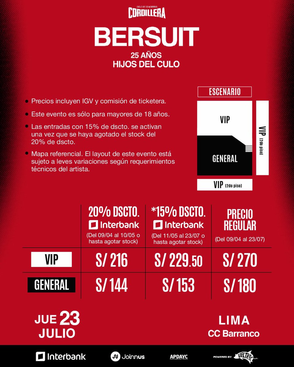 Conciertos Perú tweet media