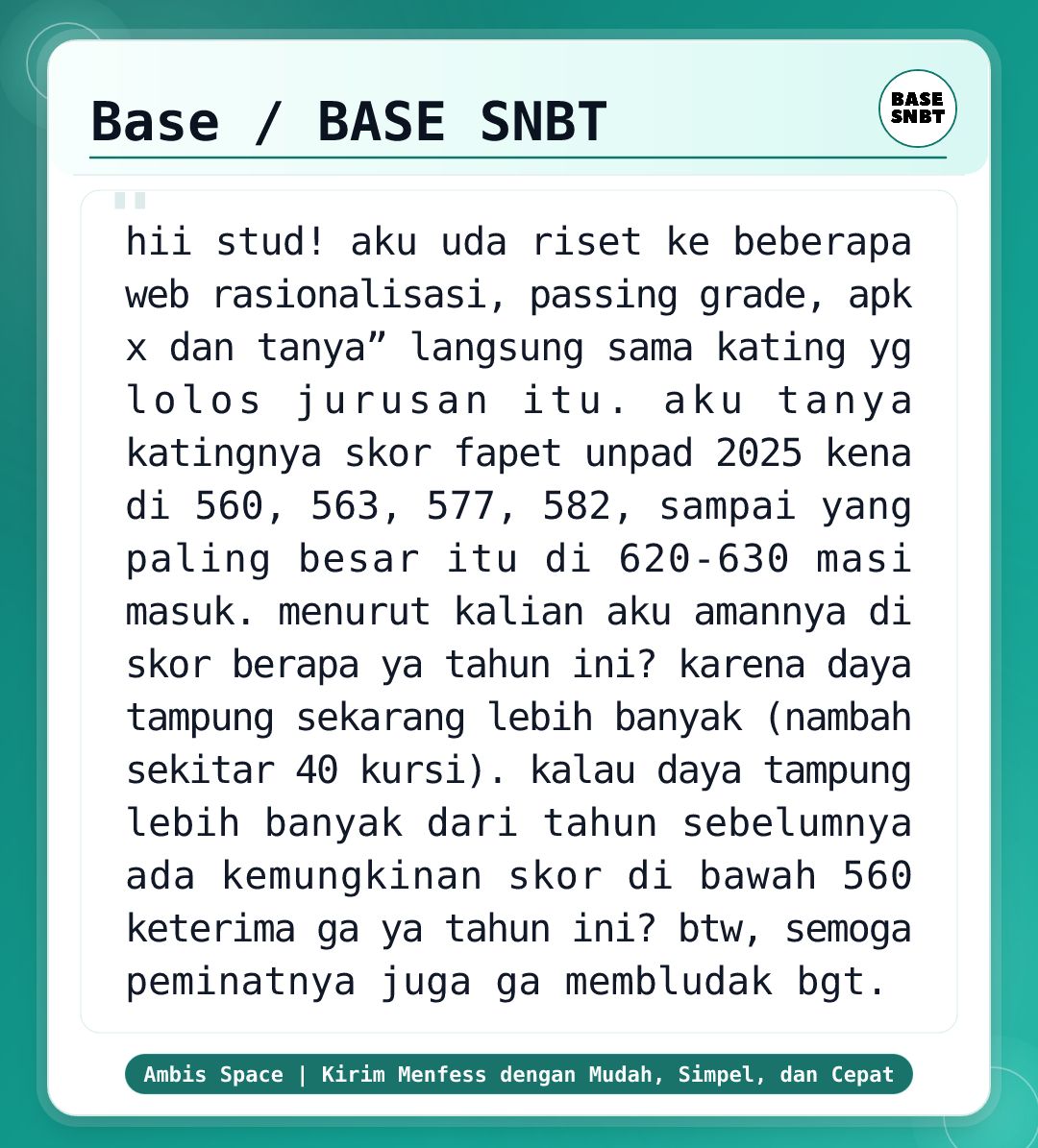 BASE SNBTFESS tweet media