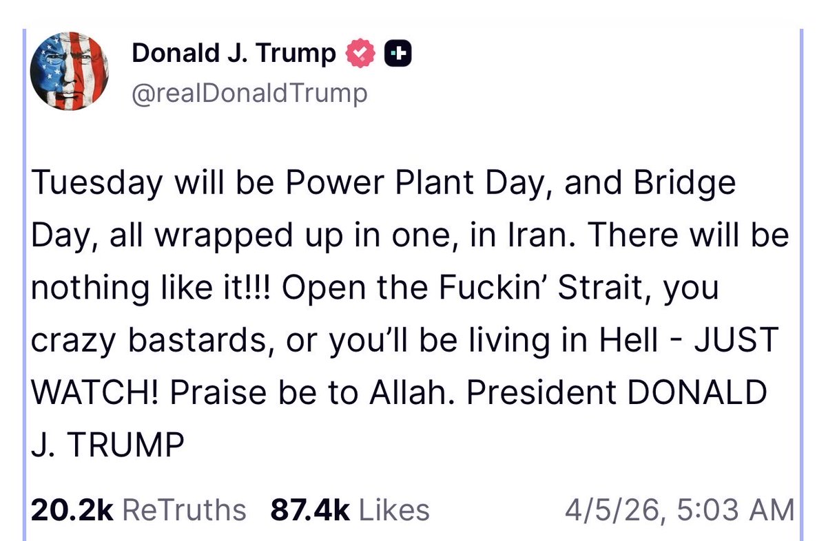#25thAmendmentNow Stop this crazed lunatic.  The American people do not agree to this war, and we certainly do not agree to killing a whole civilization.  #StopThisWar