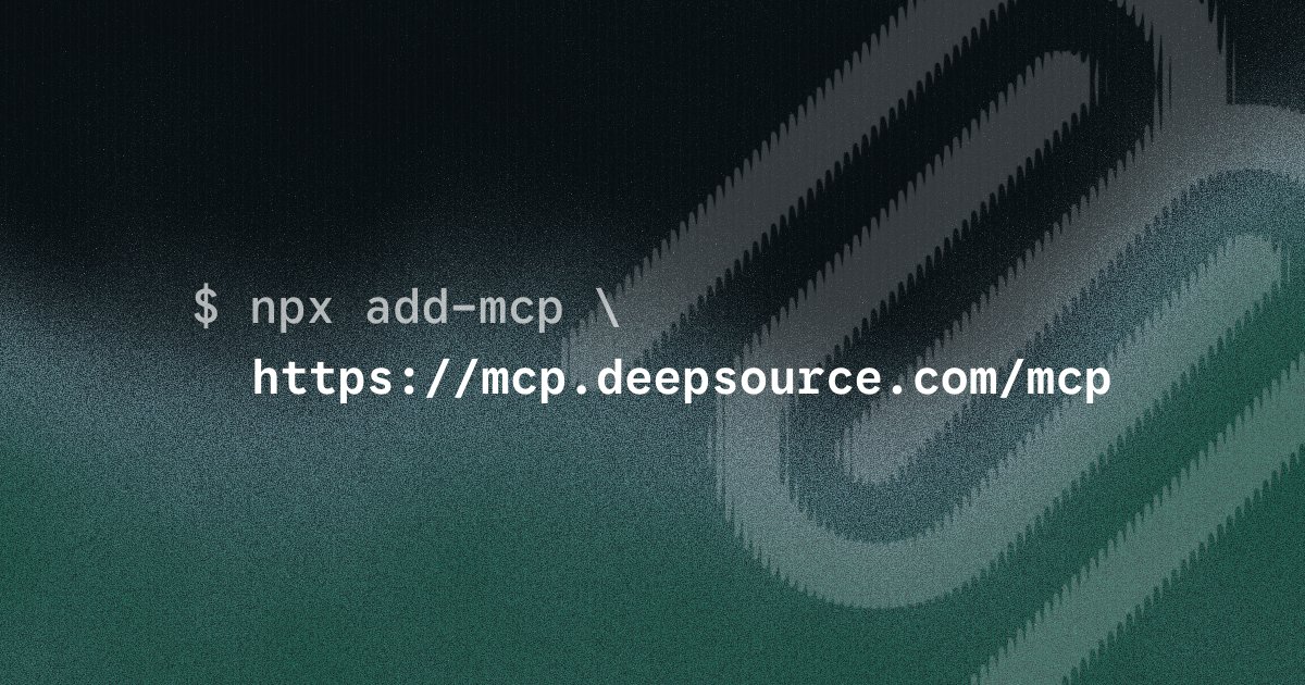 DeepSource tweet media
