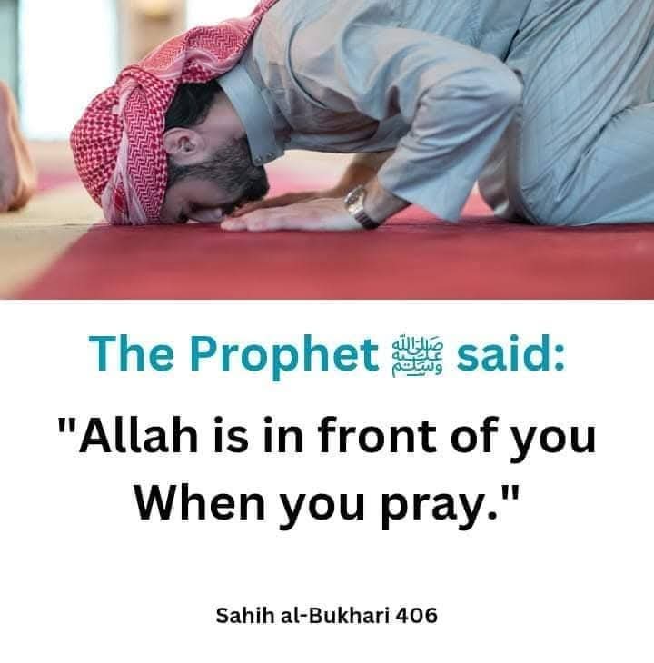 The prophet Muhammad ﷺ said;