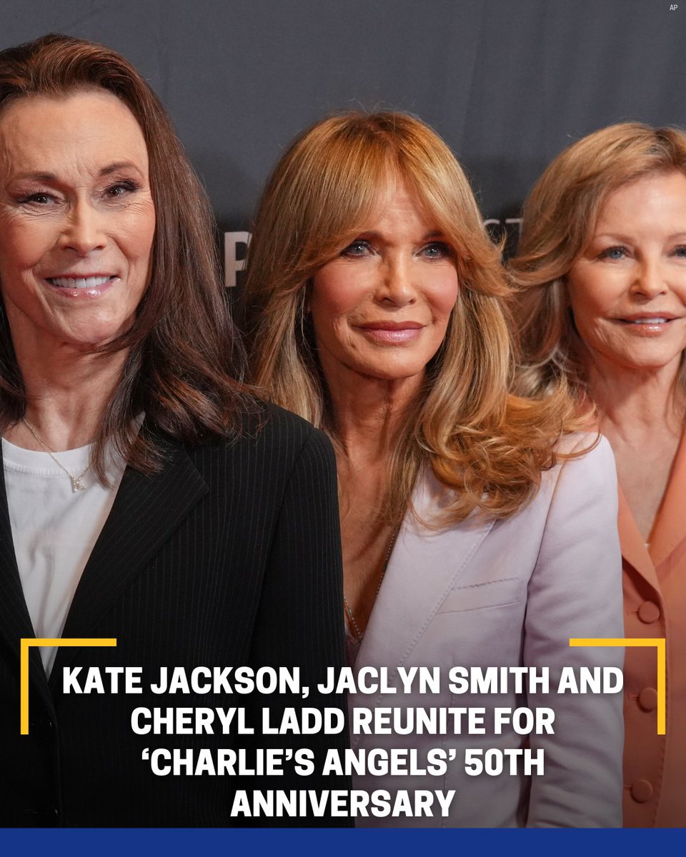 NorthernNewsNow's tweet image. Kate Jackson, Jaclyn Smith, and Cheryl Ladd reunite for 'Charlie's Angels' 50th anniversary

northernnewsnow.com/2026/04/07/kat…