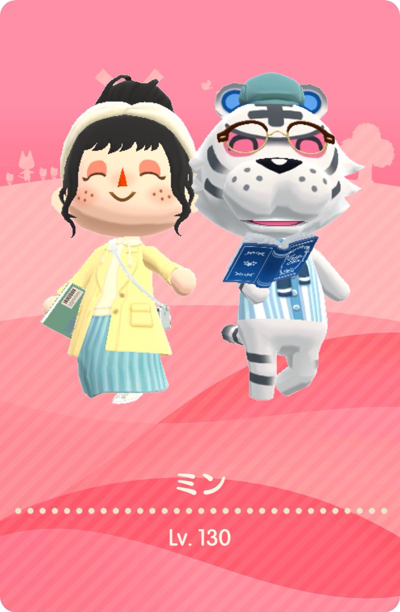 min__0521's tweet photo. 4月のキャンパーカード⭐︎🌸
#animalcrossingpocketcamp #ポケ森 https://t.co/VnnuGznic8