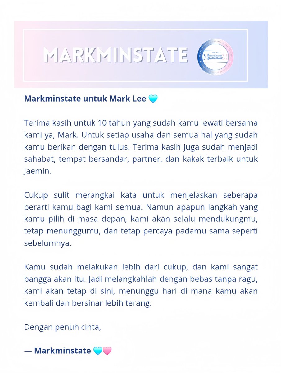 markminstate's tweet photo. Thank you NCT Mark 🩵🩷 https://t.co/zwoGv4ICde