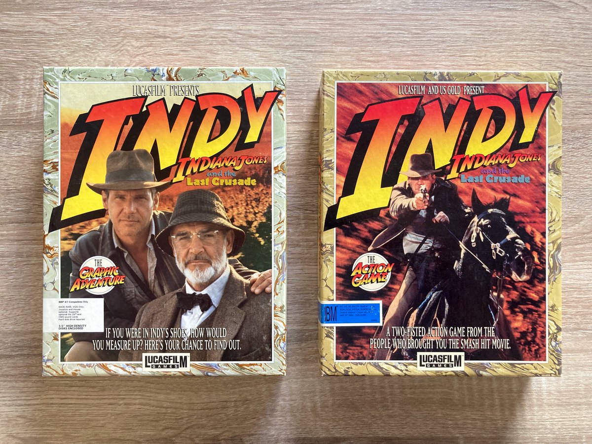 StairwayToRetro's tweet photo. You're a fan of Indiana Jones, aren't you?
But tell meโฆ Action or Adventure? ๐ค
The Last Crusade duel is ON! ๐ฅ
Train chaos ๐ vs Point & Click masterpiece ๐บ๏ธ
Choose your sideโฆ but choose wisely ๐
#RetroGaming #IndianaJones #LastCrusade https://t.co/74yJMZwttp