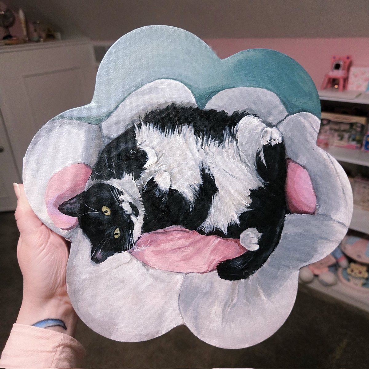 Sugary_Carousel's tweet photo. Some recent kitty paintings ive done 💕✨️🌈🐱 my kitties are my muse https://t.co/UMS8t71oQ4