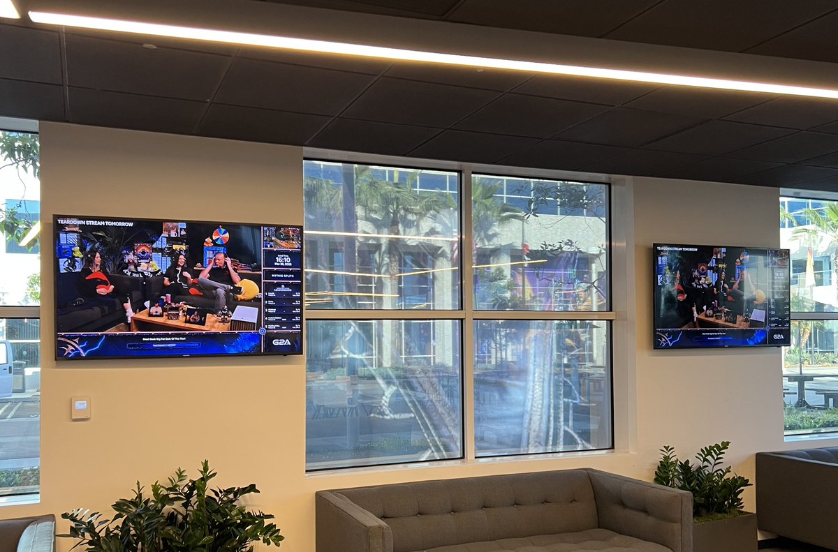JenEricLive's tweet photo. One of the things I love about the RWF is that we have it playing on the TVs in the Blizzard campus cafeteria so we can watch the race while we have lunch. 

Can’t wait for the next one! https://t.co/av52TYKdcy