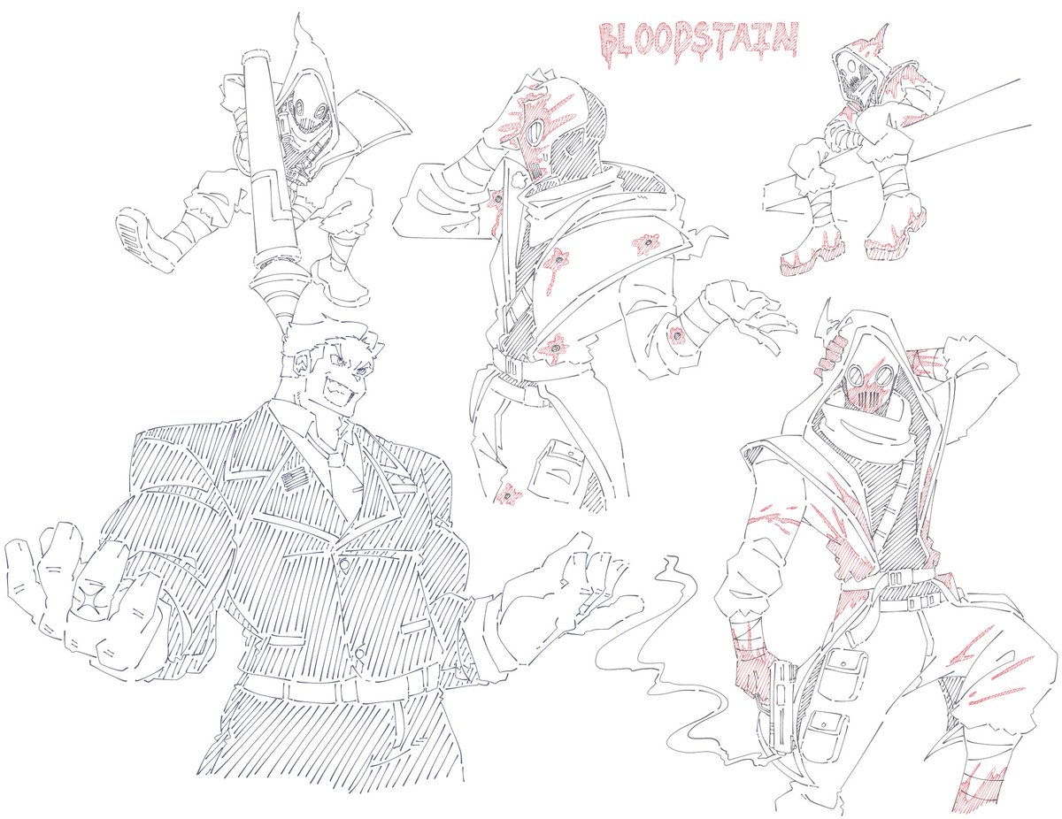 New OC, Bloodstain (he kills powerful corrupted elites for a living)