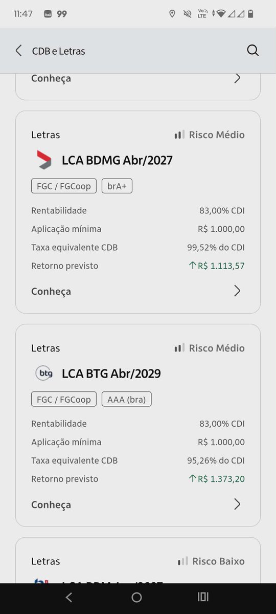 maiaracv5's tweet image. Gostaria da opinião de vocês sobre LCI/LCA e CDB do Banco Inter, qual deles é a melhor opção?

Tem um na foto que não é ideal, mas quero saber da opinião de cada um.

#investimentos #rendafixa #rendavariável #CDB