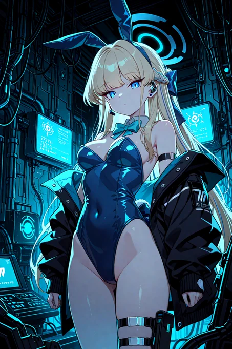 サイバーバニートキ #blueArchive #ブルアカ No suggestive intent.
