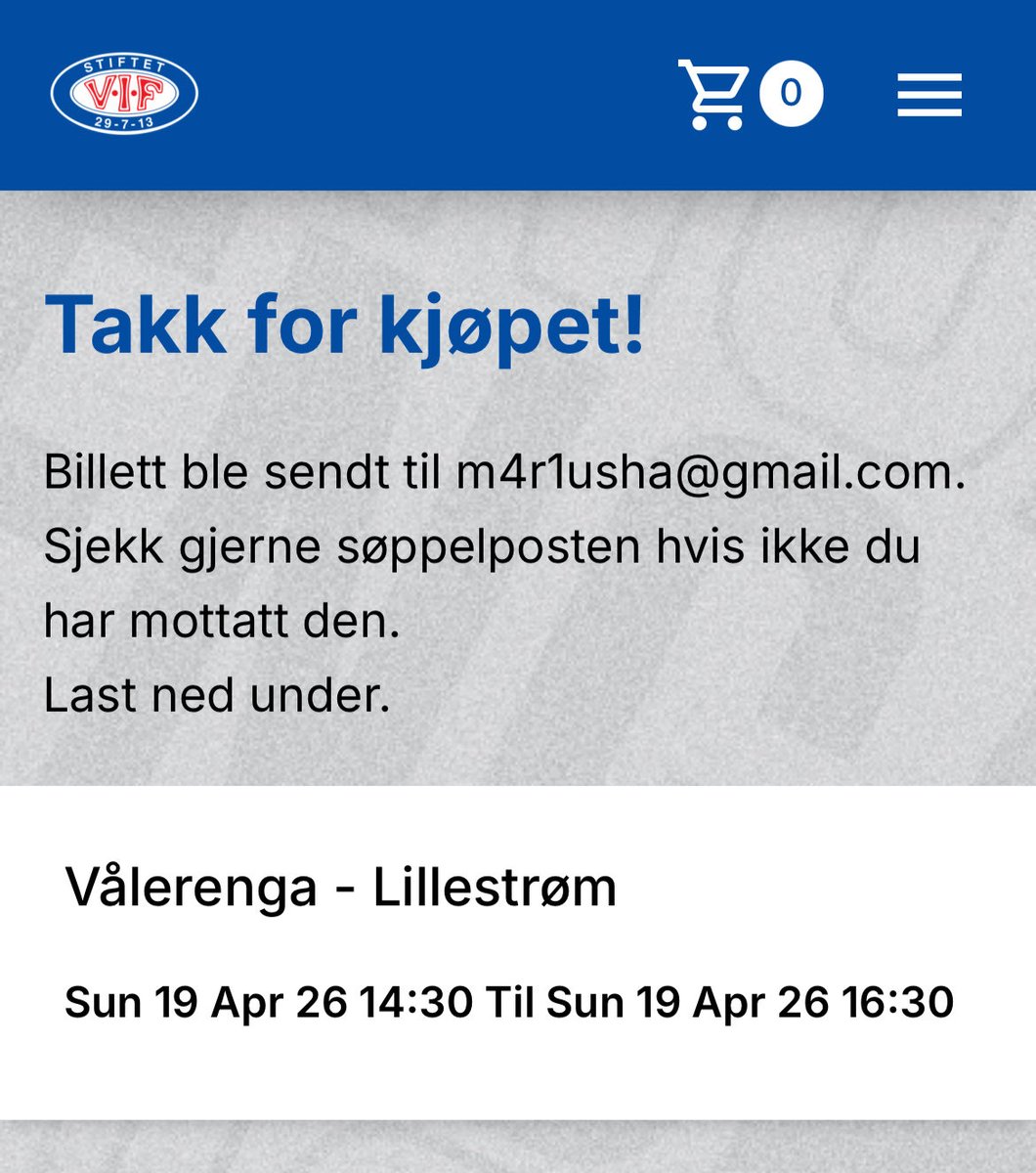 mariusha's tweet photo. veldig on brand med en advarsel mot at e-poster fra nettopp denne klubben havner i søppelposten;-) https://t.co/yTADecxfBw