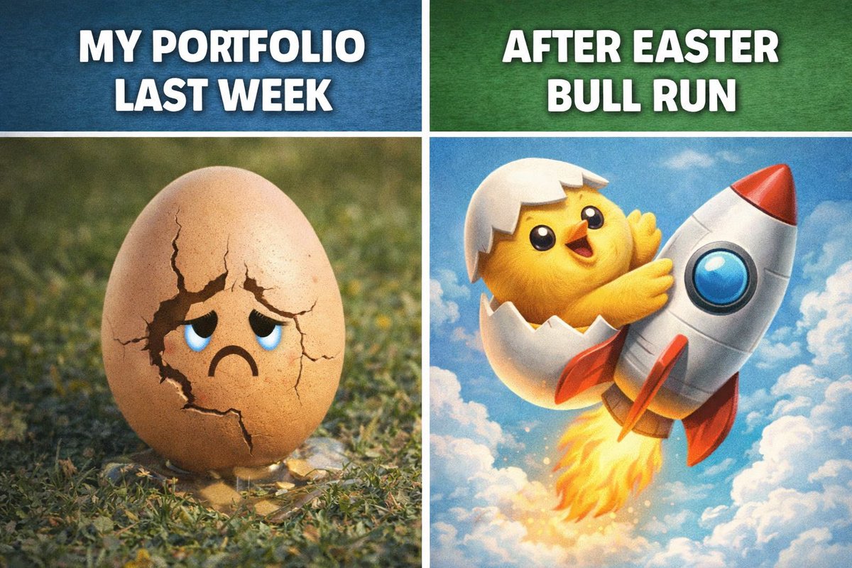pomiweb3's tweet photo. @moonx_bydfi @BYDFi Cracked my eggs just in time for the pump 🐣🚀
Meme bags loaded… let’s hatch some gains 💰
#Easter2026 #Memecoin #BullMarket #MoonX #BullishResurrection https://t.co/JyAPEBnYZV