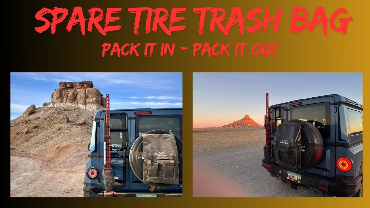 OverlandGearGuy's tweet image. overlandgearguy.com/products/spare…

Pack it in - Pack it OUT 

#SpareTire #TrashBag #Jeep #Grenadier#Tacoma #Gladiator #Tundra #RevelVan#SprinterVan

youtu.be/cmJztsVVaMk?si…