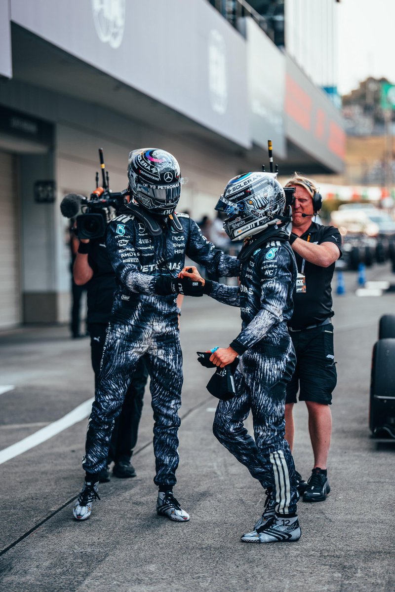 MercedesAMGPCF1's tweet photo. 🚨 George and Kimi are set to be on track at the Nürburgring next week for a Pirelli test.

🇩🇪 https://t.co/aLnVzS6T4n