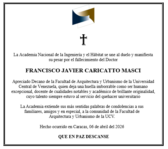 Academia Nacional de Ingeniería y Hábitat - Vzla tweet media