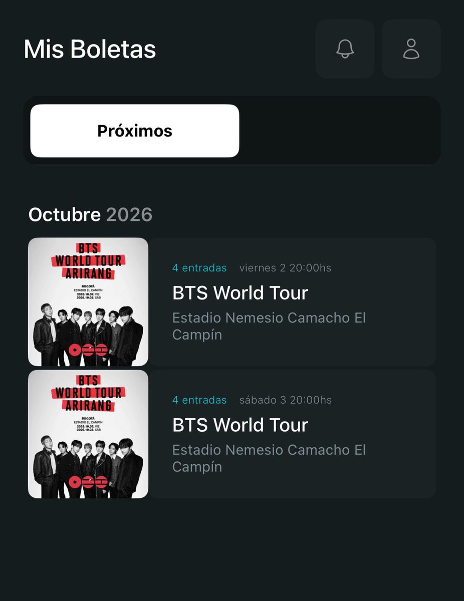 al 🪭 VERA A BTS EN BOGOTÁ tweet media